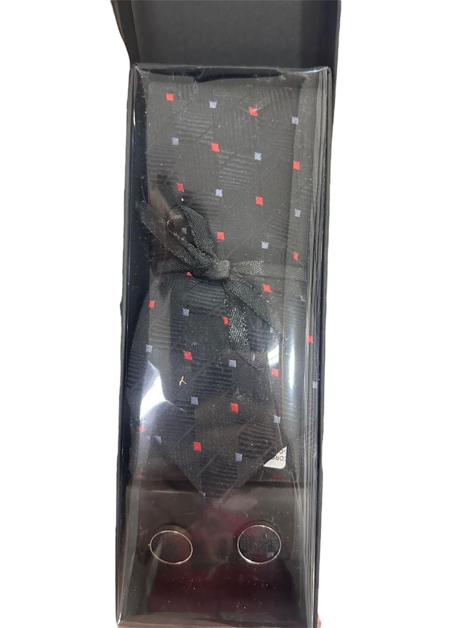 SET CORBATA + MANCUERNAS+ PAÑUELO 03