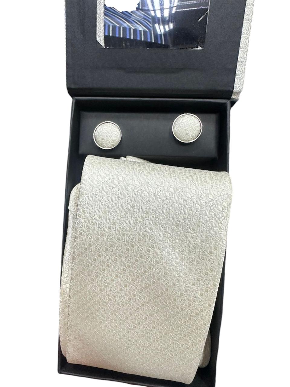 SET CORBATA + MANCUERNAS+ PAÑUELO 13