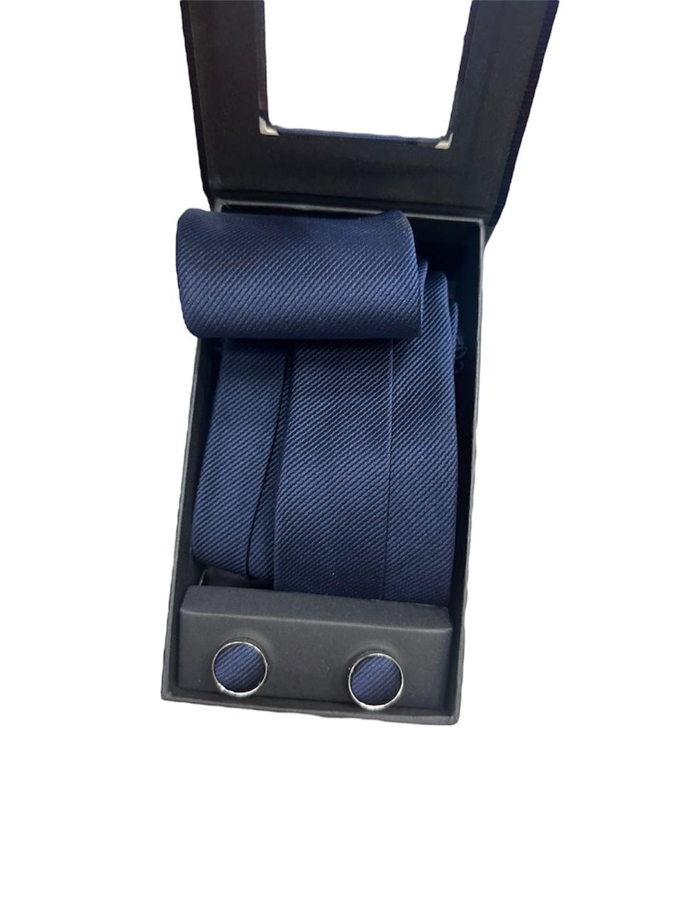 SET CORBATA + MANCUERNAS+ PAÑUELO 08