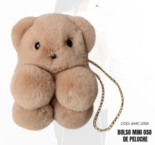 BOLSO MINI OSO DE PELUCHE
